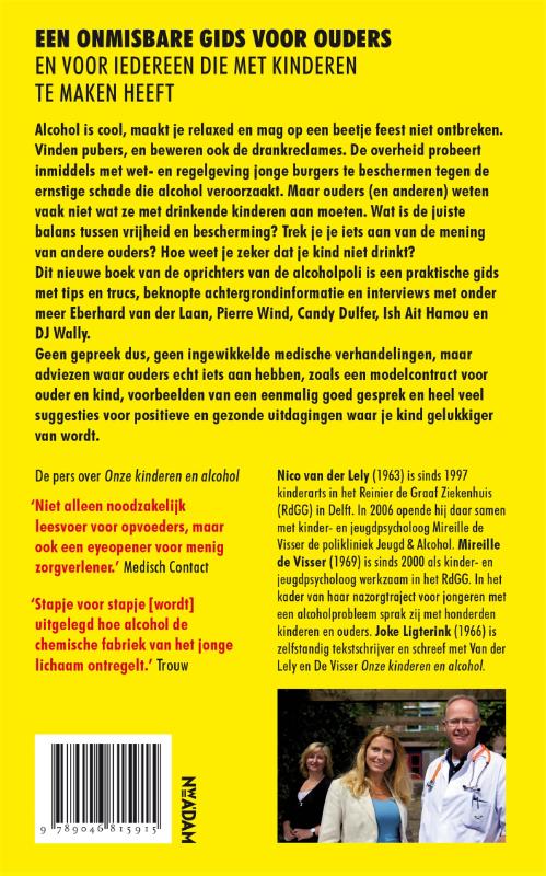 De alcoholvrije puber achterkant