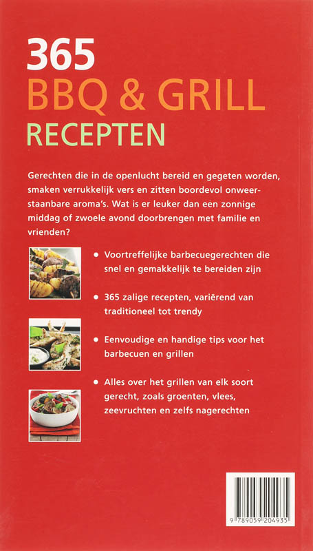 365 Bbq & Grillgerechten achterkant