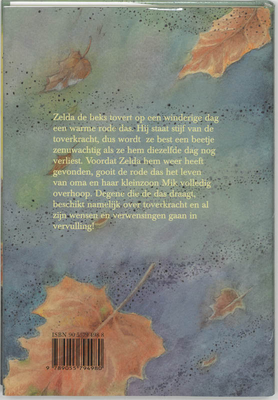 De Donkerrode Das achterkant