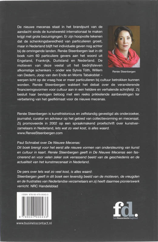 De Nieuwe Mecenas achterkant