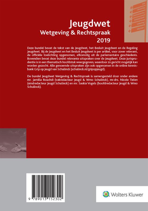 Jeugdwet Wetgeving & Rechtspraak 2019 achterkant