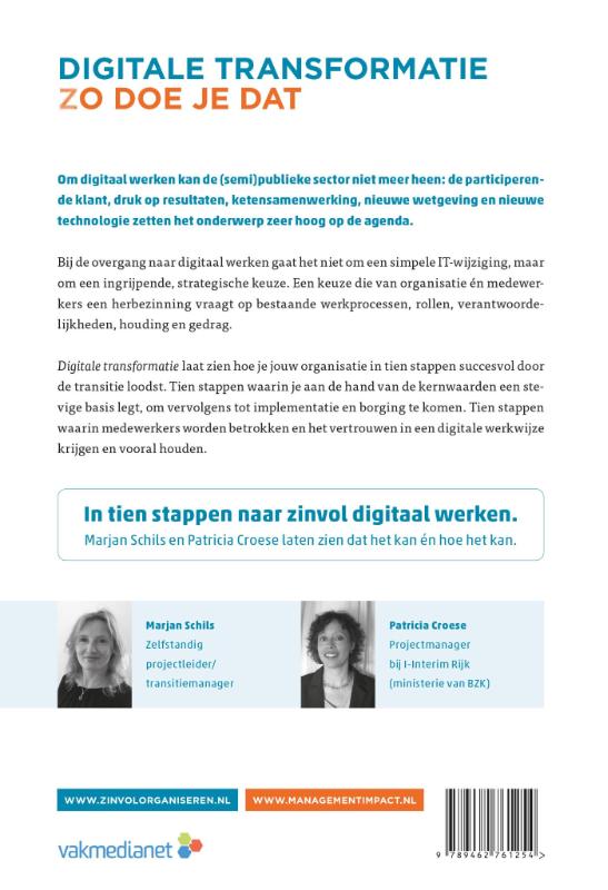 Digitale transformatie achterkant
