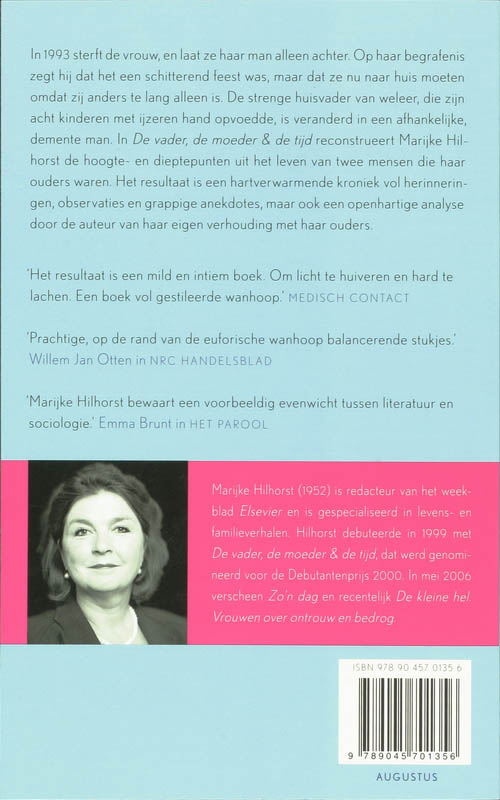 De vader, de moeder en de tijd achterkant