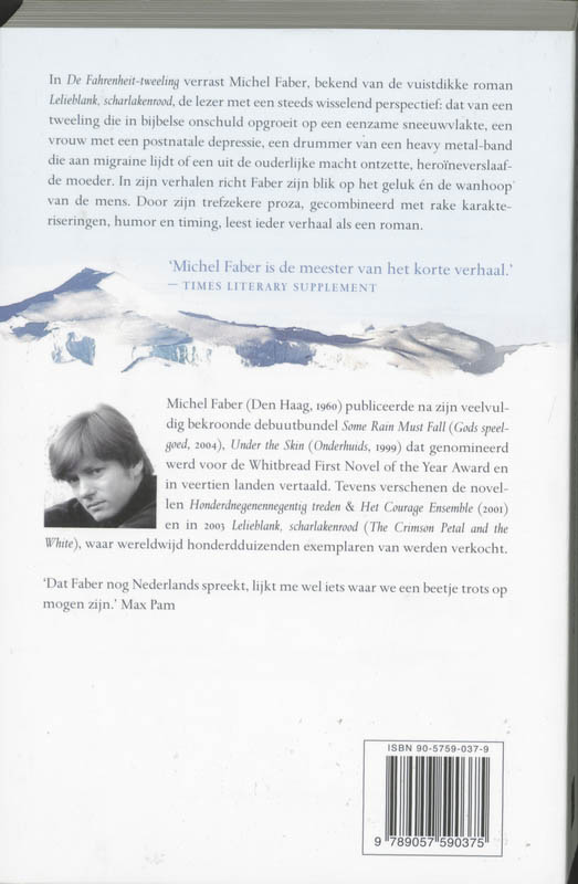 De Fahrenheit Tweeling En Andere Verhalen achterkant