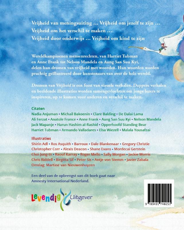 Dromen van Vrijheid achterkant