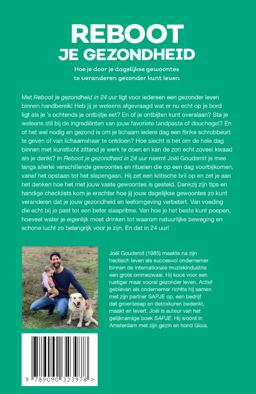 Reboot je gezondheid in 24 uur achterkant
