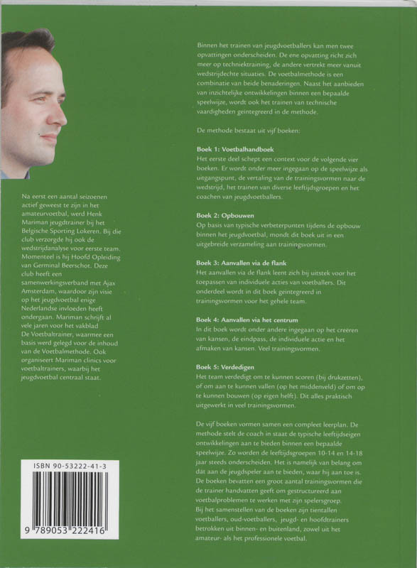 De Voetbalmethode 1 Voetbalhandboek achterkant