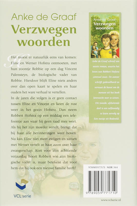 Verzwegen woorden / VCL-Serie achterkant