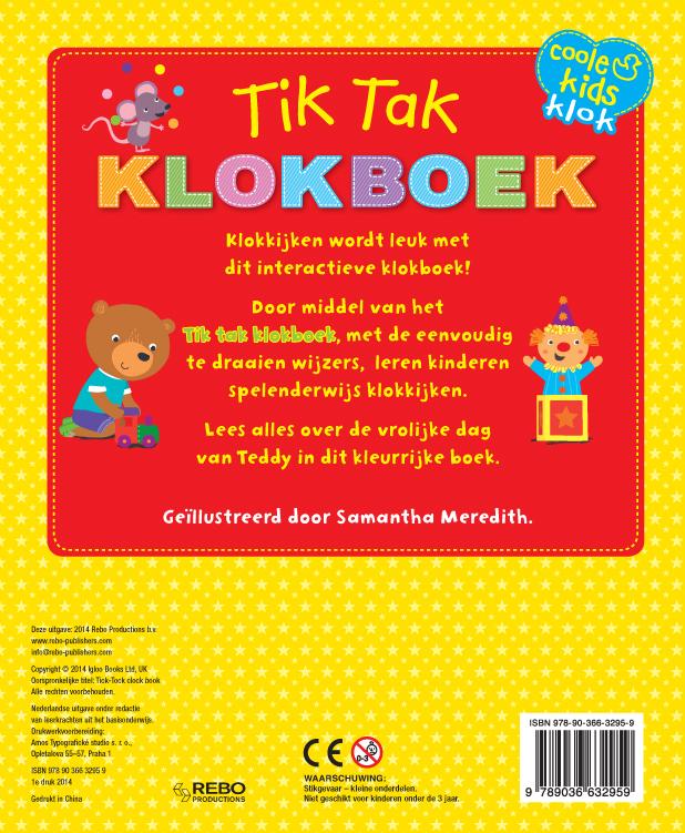 Tik tak klokboek achterkant