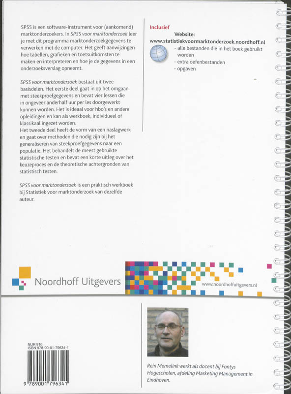 SPSS voor marktonderzoek achterkant