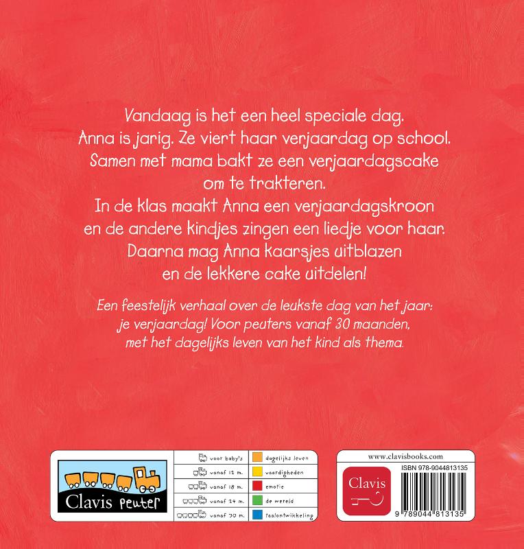 Anna - Anna is jarig achterkant