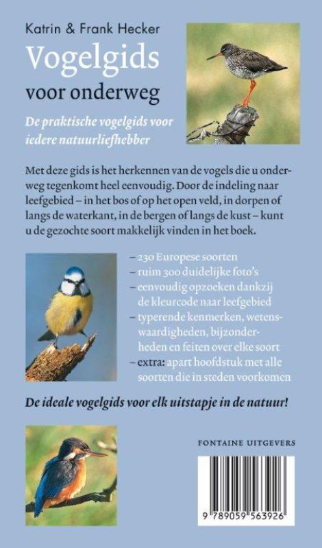 Vogelgids voor onderweg achterkant