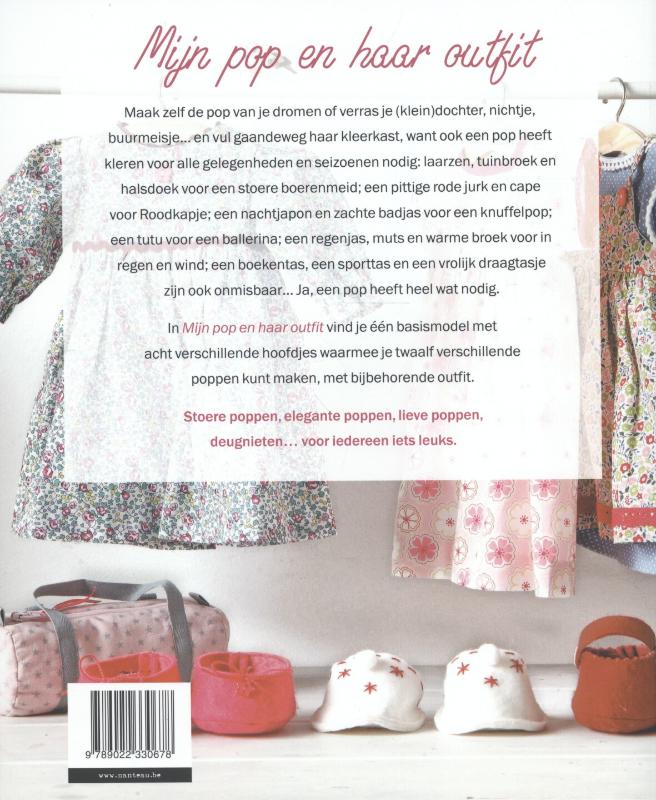 Mijn pop en haar outfit achterkant