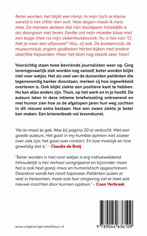 Beter worden is niet voor watjes achterkant