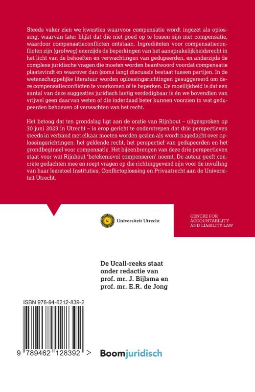 Van compensatieconflicten naar betekenisvol compenseren / UCALL / 25 achterkant