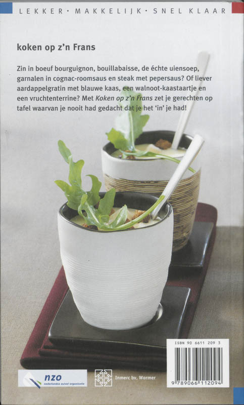Koken Op Z'N Frans achterkant