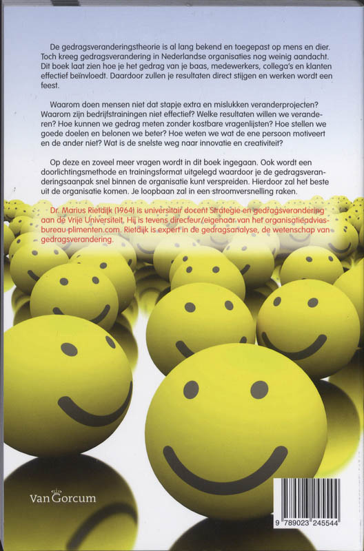 Gedragsverandering in organisatie achterkant