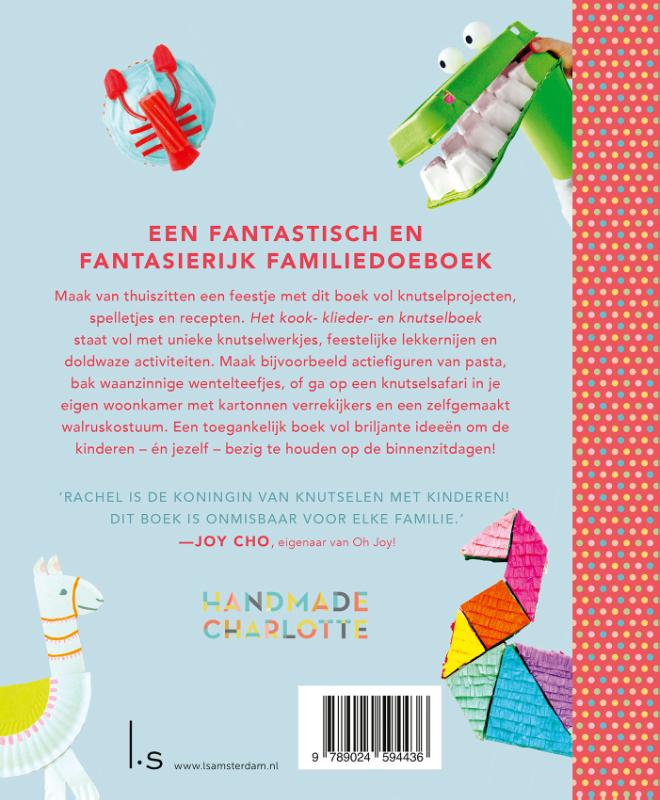 Het kook- klieder- en knutselboek voor kinderen achterkant