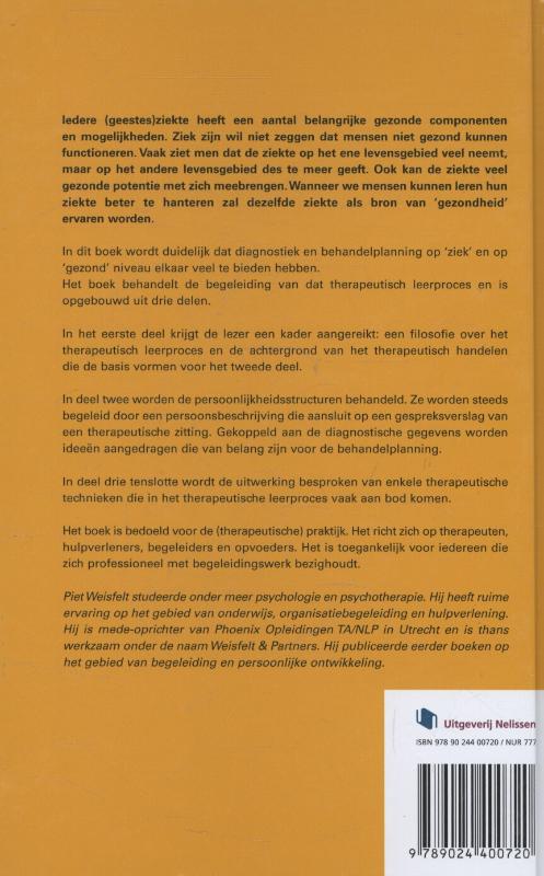 Op weg naar gezondheid achterkant