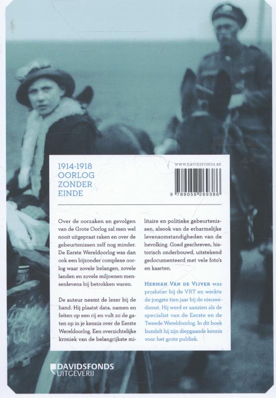 Oorlog zonder einde achterkant