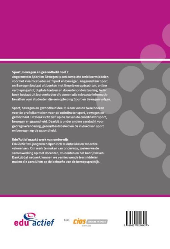 Sport, bewegen en gezondheid / Profieldeel / Angerenstein SB achterkant