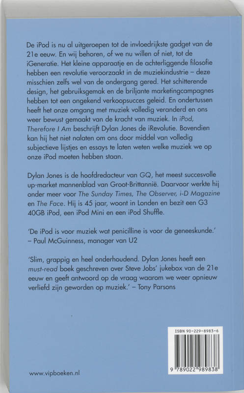 Ipod Therefore I Am achterkant