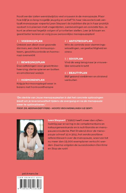 Jouw menopauzeplan achterkant