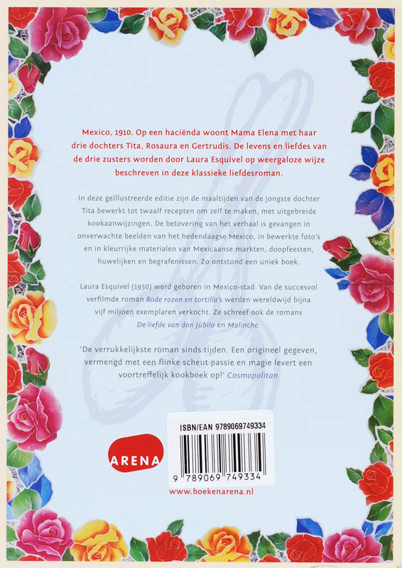 Rode Rozen En Tortilla's achterkant