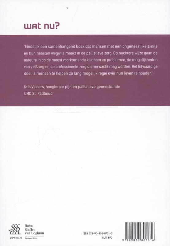 Wat nu? achterkant