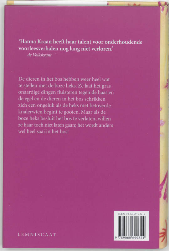 Bloemen voor de boze heks achterkant