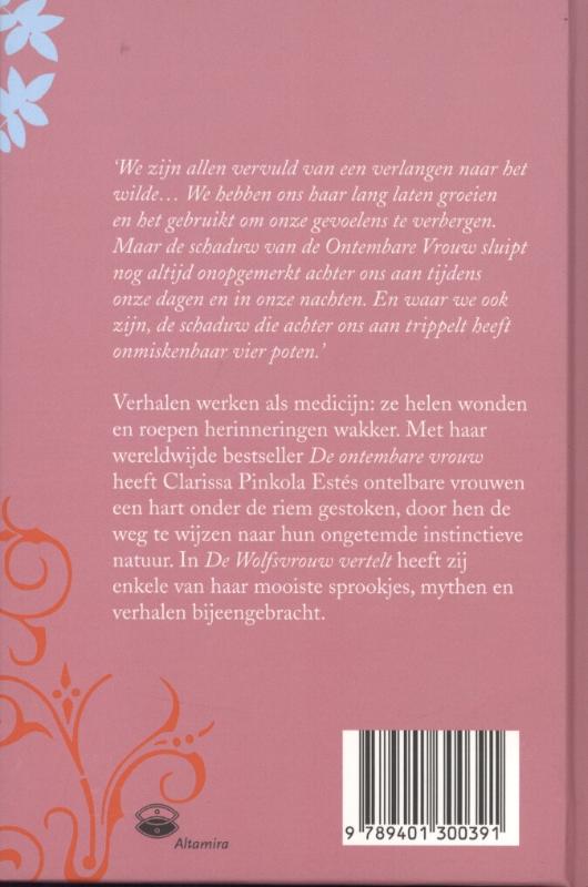 De wolfsvrouw vertelt achterkant