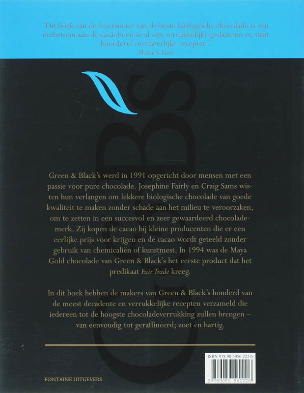 Green En Black S Chocoladerecepten achterkant