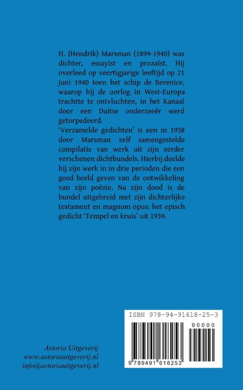 Verzamelde gedichten achterkant