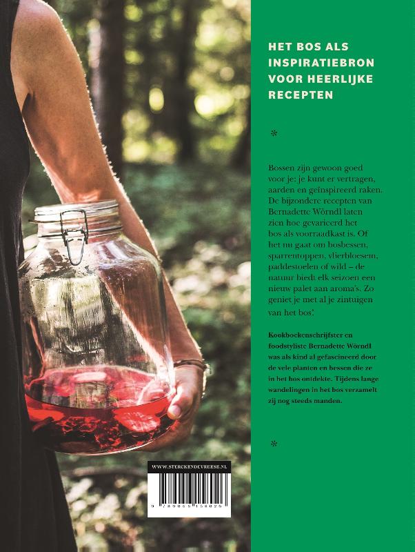 De smaak van het bos achterkant