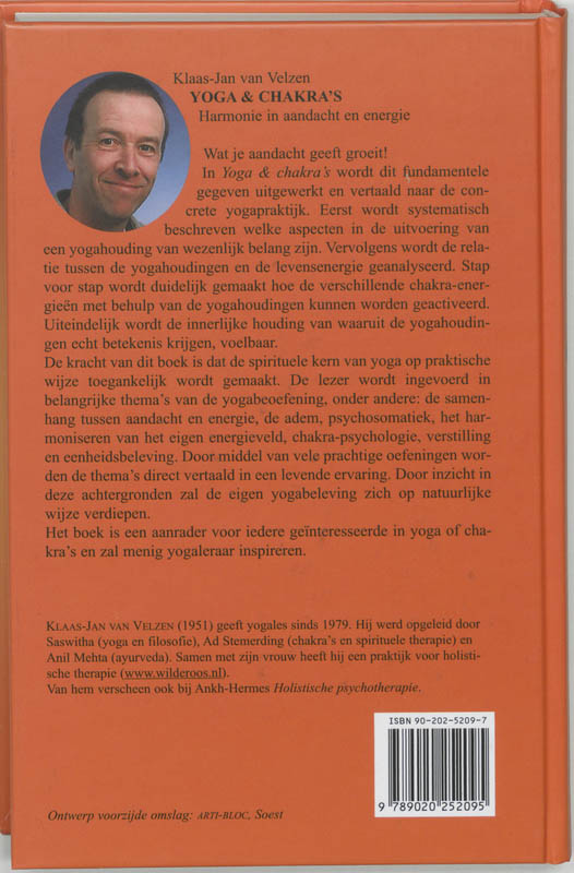 Yoga & chakra's achterkant