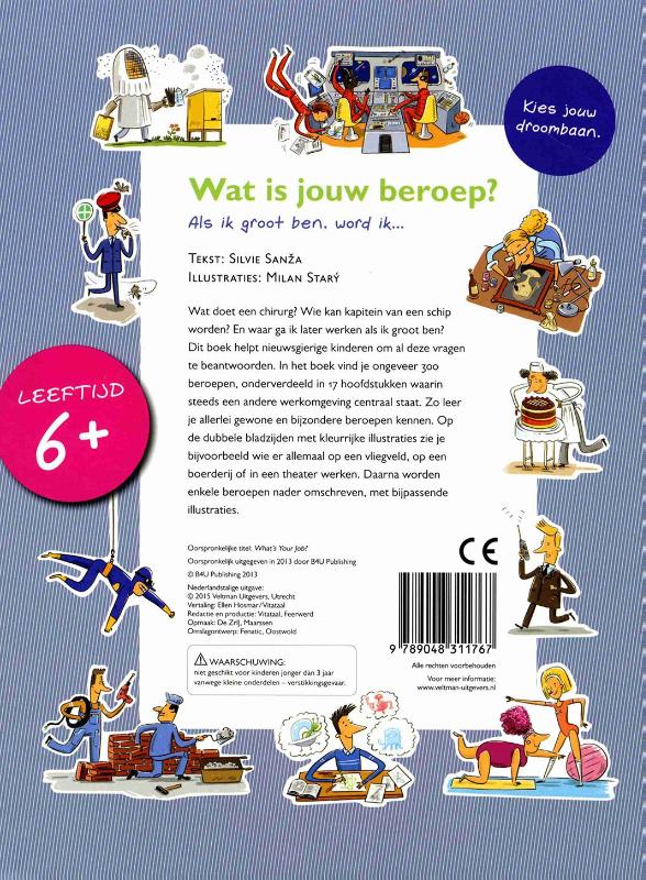 Wat is jouw beroep? achterkant