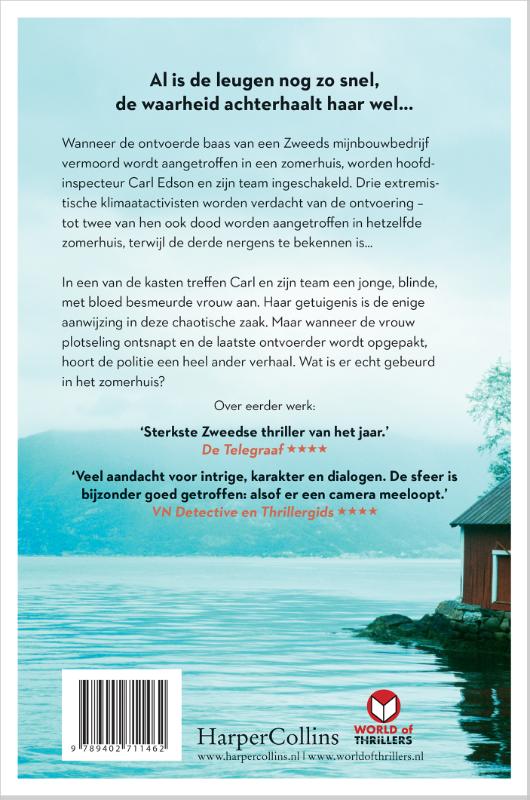 Wie het eerst komt / Carl Edson / 3 achterkant