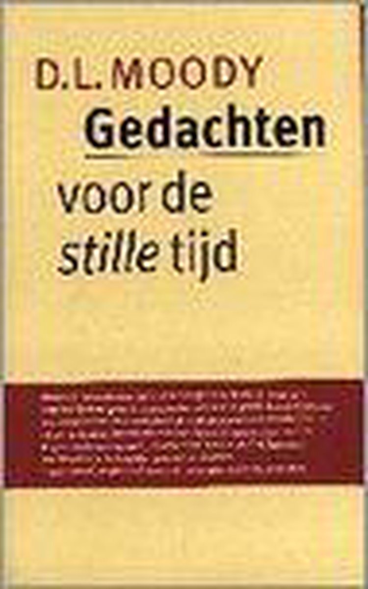 Gedachten rond de stille tijd