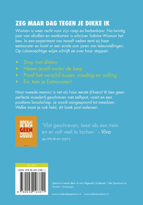 Tem Je Eetmonster! achterkant