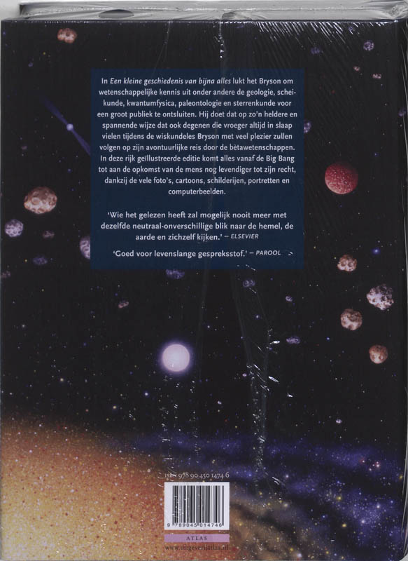 Een kleine geschiedenis van bijna alles achterkant