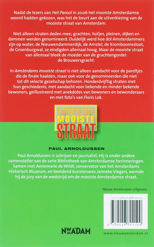 Amsterdams Mooiste Straat achterkant
