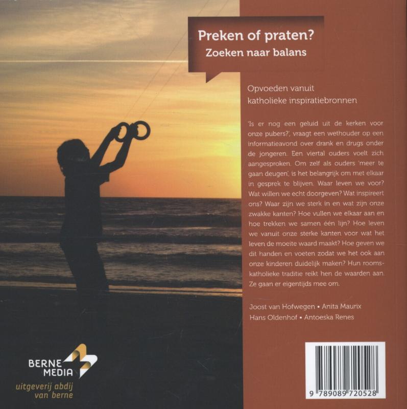 Preken of praten? achterkant