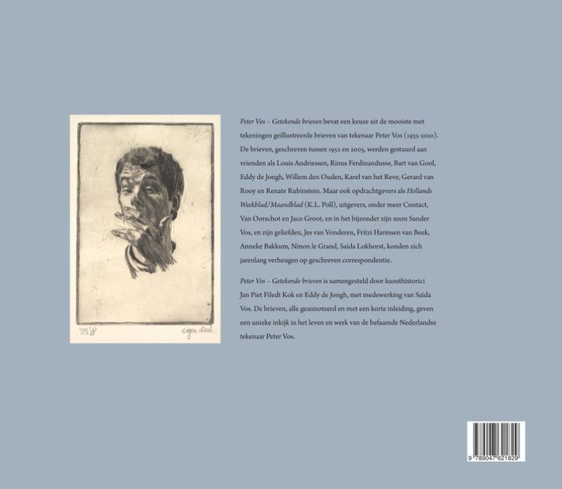 Peter Vos - Getekende brieven achterkant