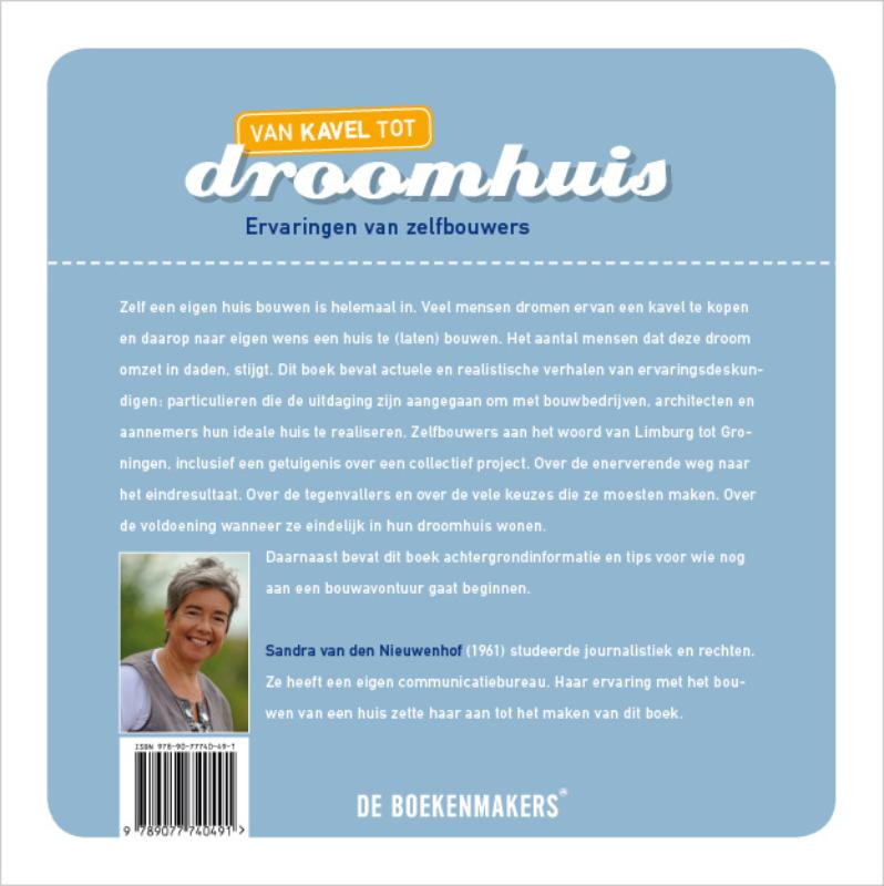 Van Kavel Tot Droomhuis achterkant