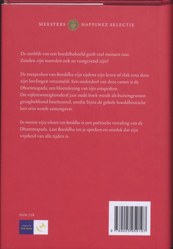 De Mooiste Wijze Teksten Van Boeddha achterkant