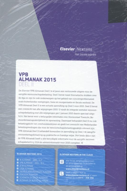 VPB almanak 2015 deel 2 achterkant