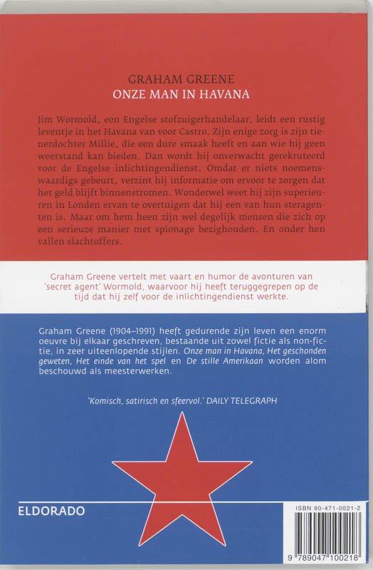 Onze man in Havana / Eldorado achterkant