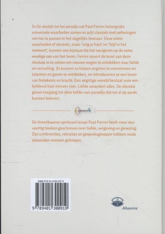 De sleutels tot het paradijs achterkant