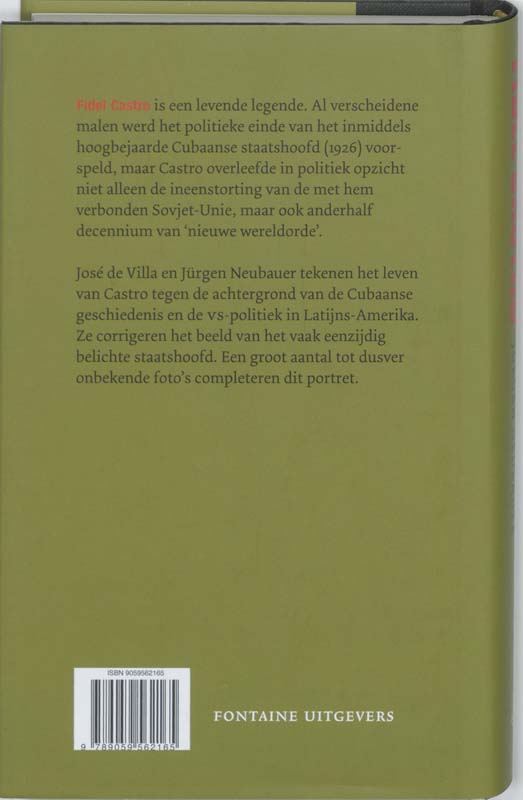 Fidel Castro achterkant