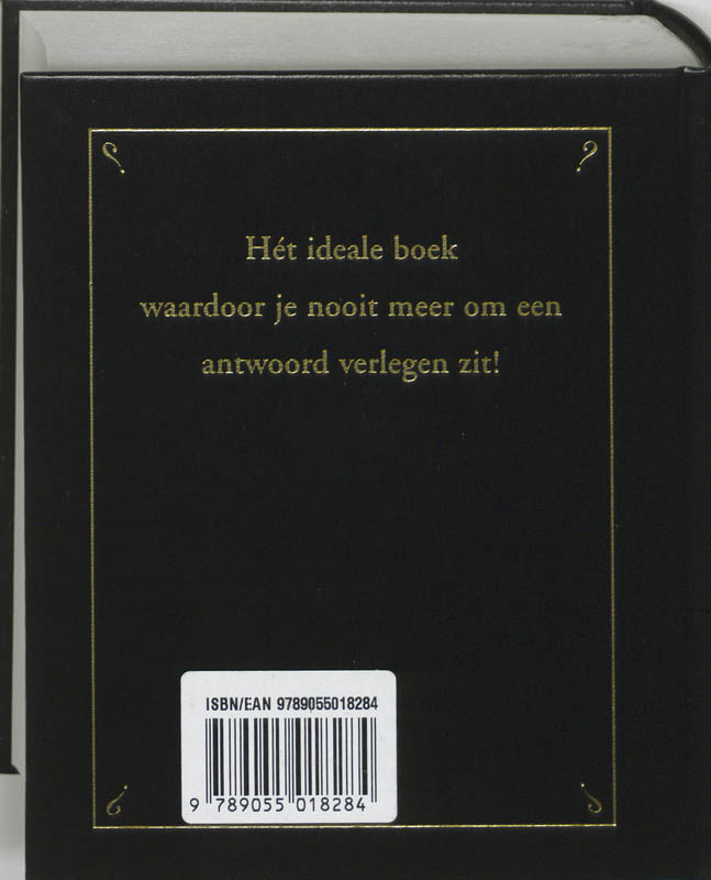 Het boek met alle antwoorden  achterkant